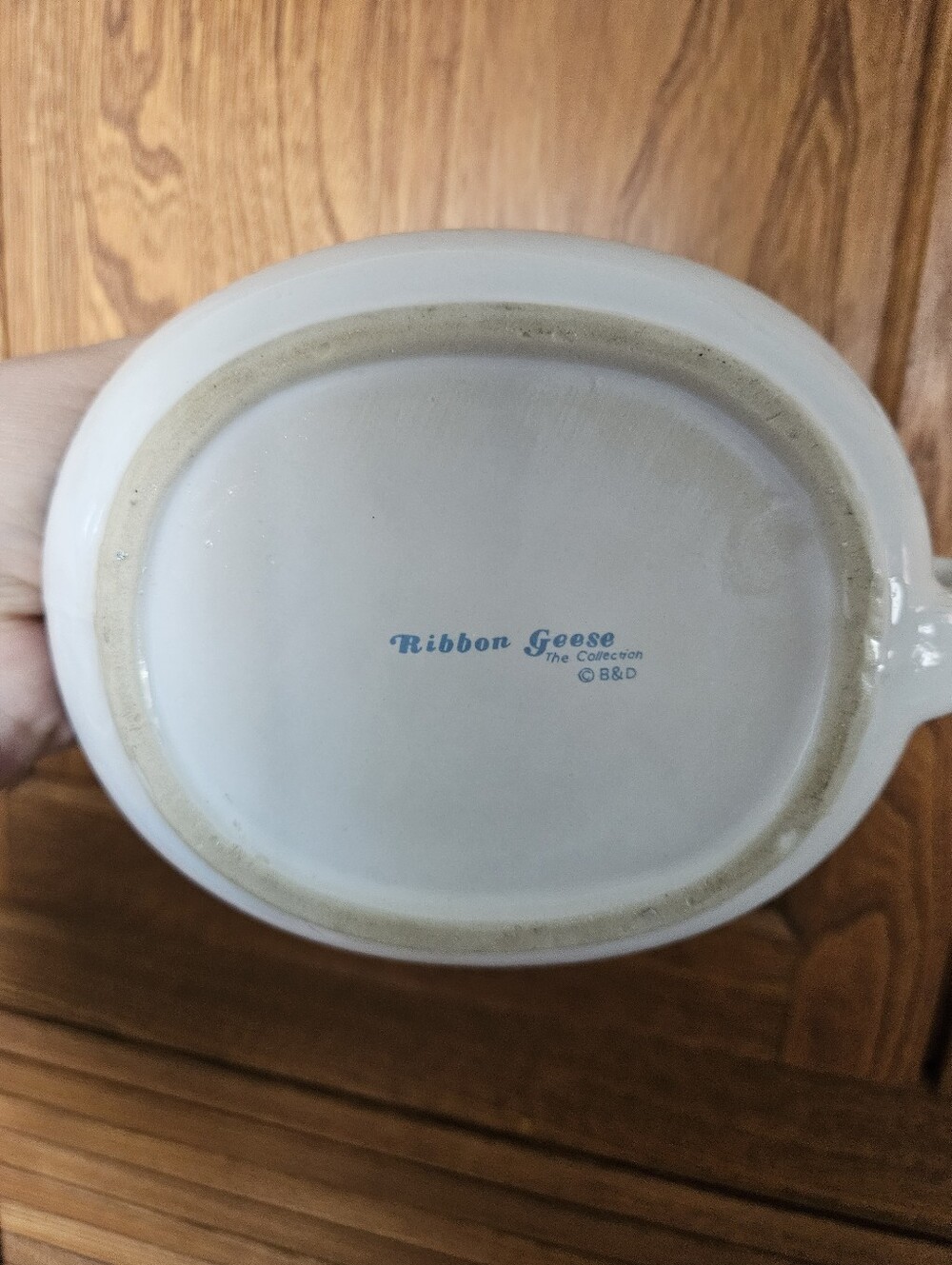 Authentic Ribbon Goose The Collection Gravy Boat - Picture 5 of 5